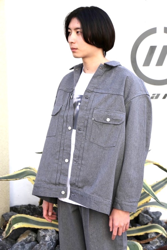 Graphpaper Colorfast Denim Blouson"GRAY"再販 - 画像4枚目