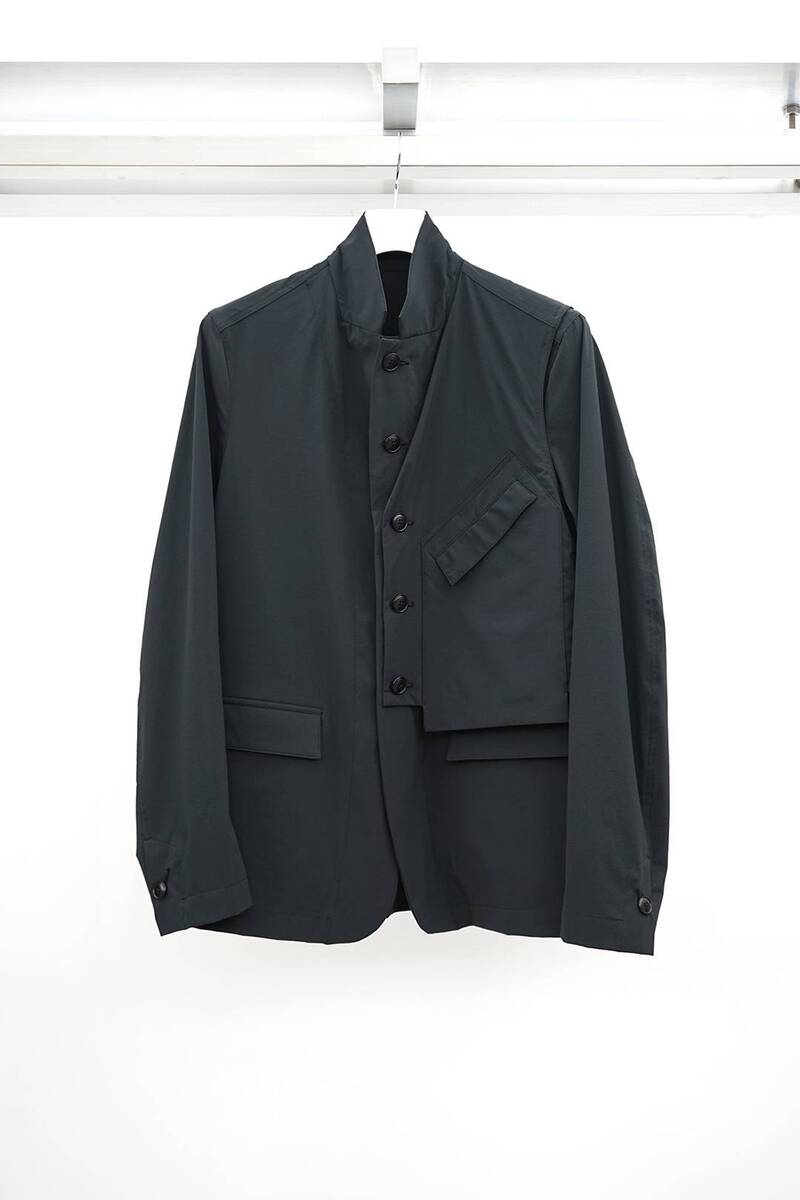 [The Viridi-anne] (ザヴィリディアン) VI-3561-06 WATER-REPELLENT STRETCH BLAZER (BLACK) - 画像3枚目