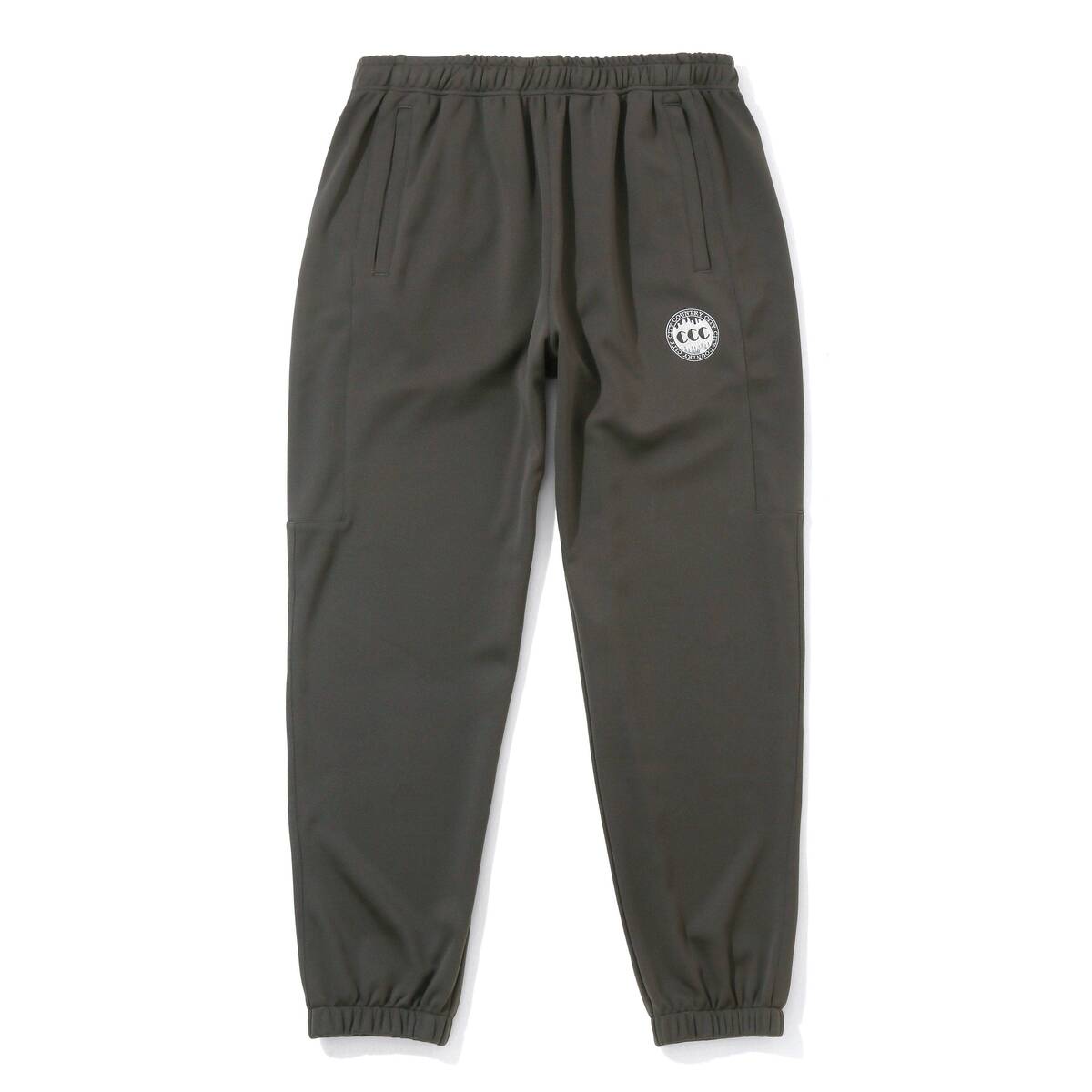 CITY COUNTRY CITY Embroidered Logo Switching track Pants-c gray 1