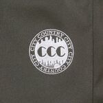 CITY COUNTRY CITY Embroidered Logo Switching track Pants-c gray 5