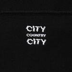 CITY COUNTRY CITY Embroidered Logo Switching Cotton Zip Up Hoodie 2