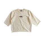 TODAY edition "YOKO" cut off sweat shirt -off white 1