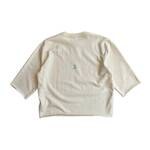 TODAY edition "YOKO" cut off sweat shirt -off white 3