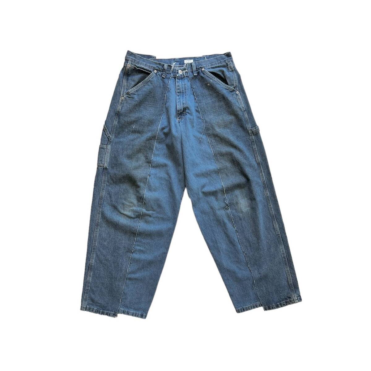 OLDPARK baggy painter pants blue-L 1