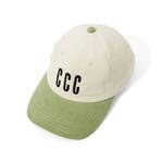 CITY COUNTRY CITY Embroidered Logo Corduroy Cap -ivory/od 1