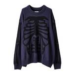 TAKAHIROMIYASHITATheSoloist crew neck sweater -navy 1