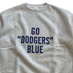 DRESSSEN Sweat Shirt "GO DODGERS BLUE" 2