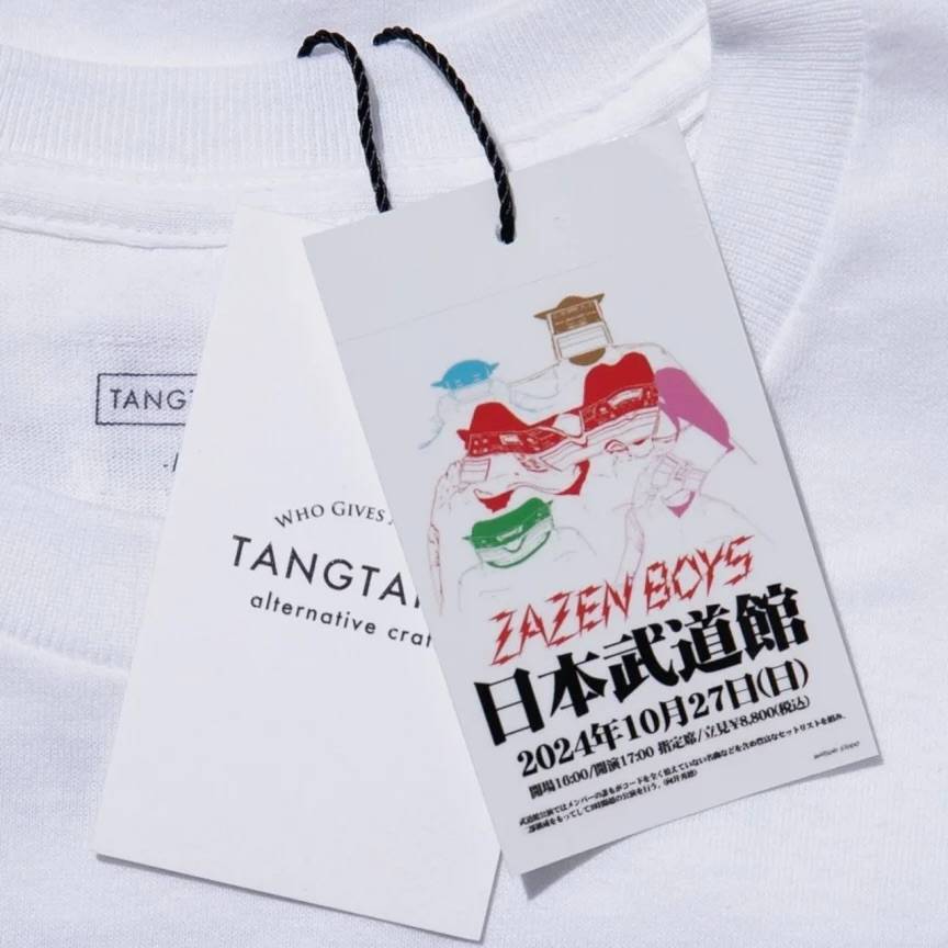 TANGTANG ZAZEN BOYS x gasatang KAKIMIDASARERU MANATSUNOKAORI / short sleeve T-shirt - 画像5枚目