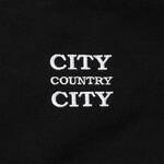 CITY COUNTRY CITY canvas zip up jacket -black 3