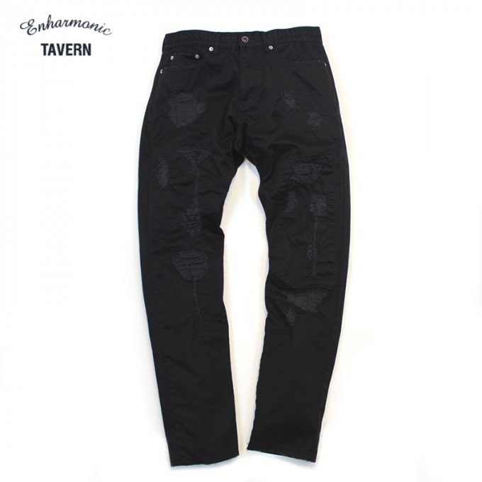 Enharmonic TAVERN Crash Vintage Pants -Black 1