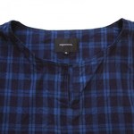 superNova. Tunic Shirt -Indigo Check 2