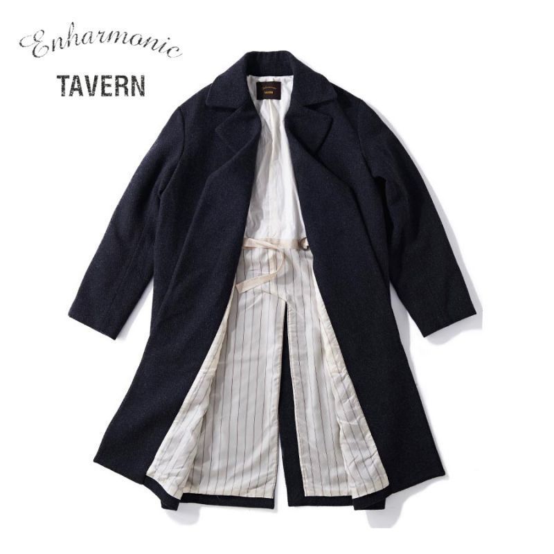 Enharmonic TAVERN Wool Trench Chester Coat - 画像3枚目