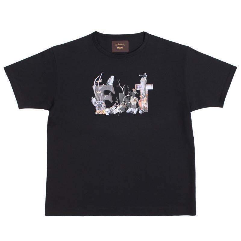 ent x ila. x Enharmonic TAVERN ELEMENT Tee -Black 1