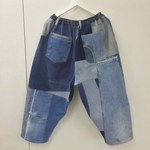 SHUTTLE / DENIM PATCHWORK PANTS 3