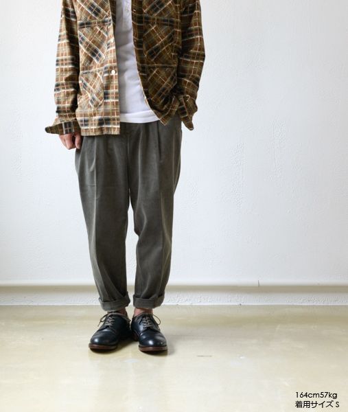 GULF STREAM PANTS Bar.8.1 - Corduroy - o.d【MOJITO／モヒート】 - 画像5枚目