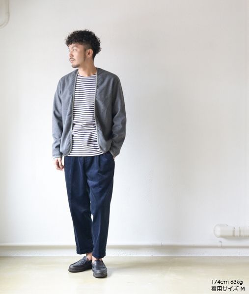 GULF STREAM PANTS Bar.8.1 - Corduroy - nvy【MOJITO／モヒート】 - 画像5枚目