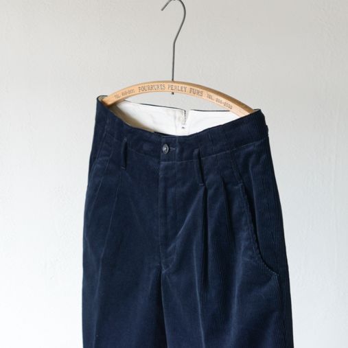 GULF STREAM PANTS Bar.8.1 - Corduroy - nvy【MOJITO／モヒート】 - 画像2枚目