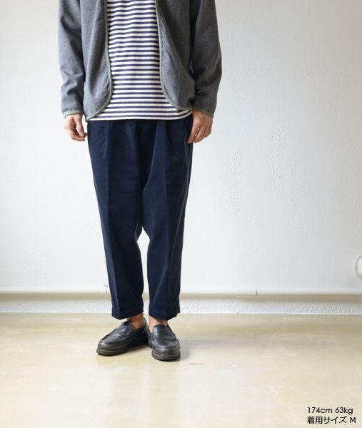 GULF STREAM PANTS Bar.8.1 - Corduroy - nvy【MOJITO／モヒート】 - 画像4枚目