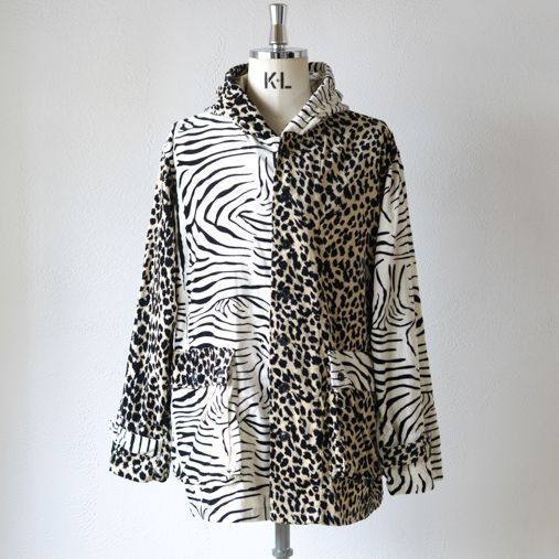 Krazy Parka - Cotton Velveteen/Animal - Zebra【AiE】 - 画像2枚目