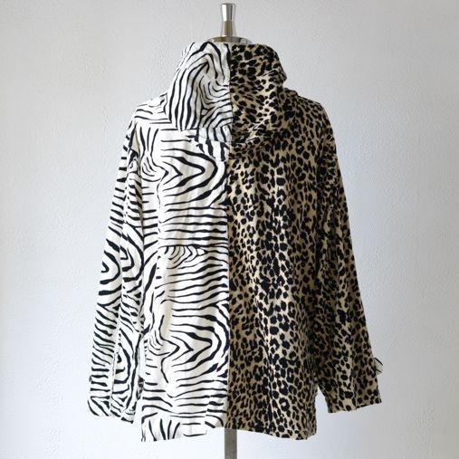 Krazy Parka - Cotton Velveteen/Animal - Zebra【AiE】 - 画像3枚目