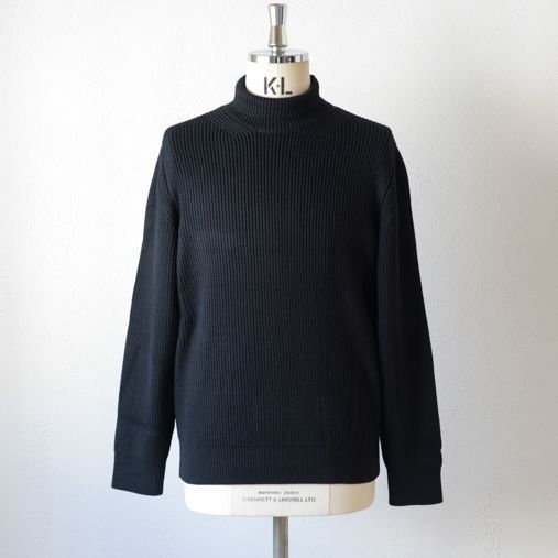 SUPER FINE WOOL RIB KNIT TURTLE NECK P/O 【AURALEE】 1