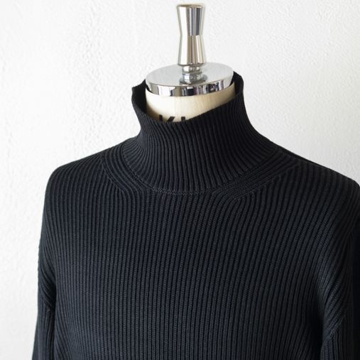 SUPER FINE WOOL RIB KNIT TURTLE NECK P/O 【AURALEE】 - 画像3枚目