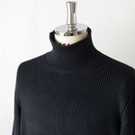 SUPER FINE WOOL RIB KNIT TURTLE NECK P/O 【AURALEE】 3