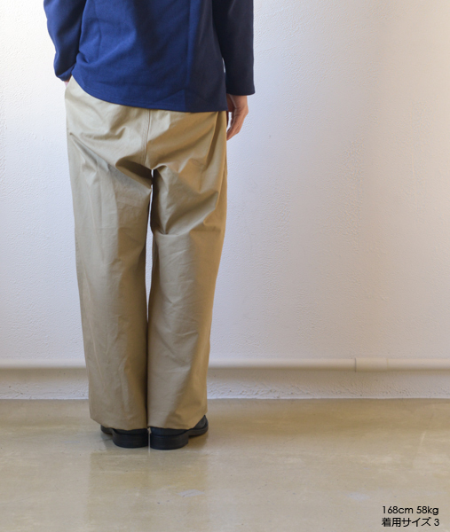 LIGHT CHINO WIDE PANTS【AURALEE】 - 画像4枚目