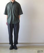 WASHED FINX TWILL HALF SLEEVED BIG SHIRTS - 【AURALEE】 5