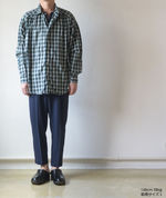 Painter Shirt - Tartan Check - Green/White【AiE】 5