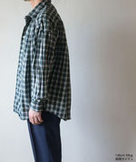 Painter Shirt - Tartan Check - Green/White【AiE】 4