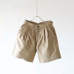 FINX MOLESKIN WIDE SHORTS - Beige【AURALEE】 1