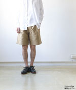 FINX MOLESKIN WIDE SHORTS - Beige【AURALEE】 5