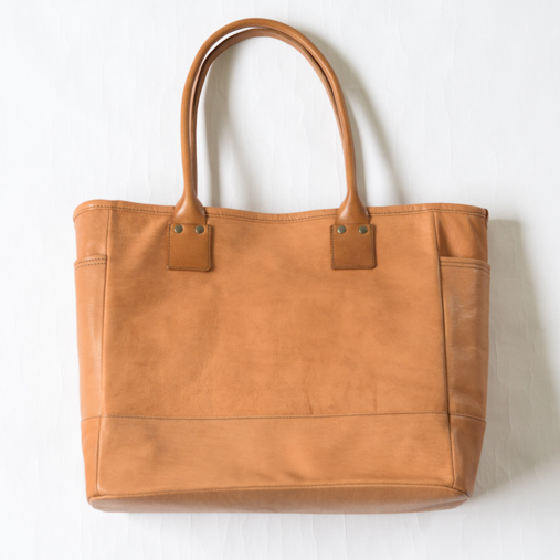 BAG19 Tote Bag - Goat leather - Natural【MOTO】 1