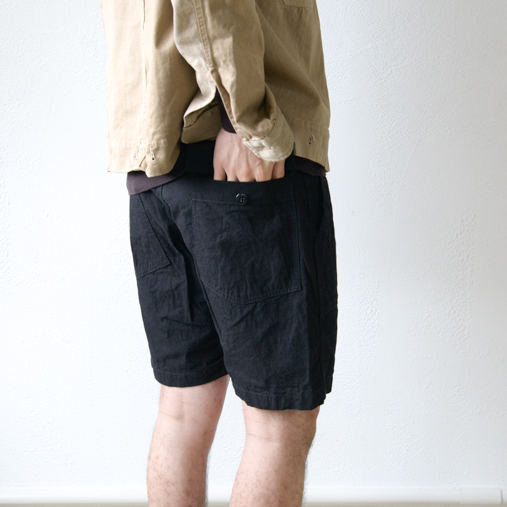 Fatigue Short - 7.5oz Denim - Black【Engineered Garments】 - 画像4枚目