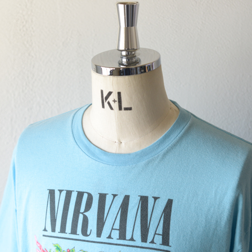 NIRVANA Printed T-shirt - Sax【THRIFTY LOOK】 - 画像2枚目