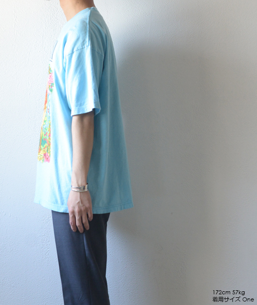 NIRVANA Printed T-shirt - Sax【THRIFTY LOOK】 - 画像4枚目