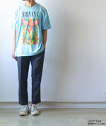 NIRVANA Printed T-shirt - Sax【THRIFTY LOOK】 5