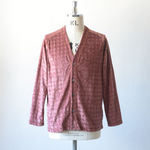 V Neck Cardigan - Velour Lace - Salmon【Needles】 1