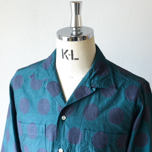 ABTHINTH SHIRT Bar.2.0/dot jacqurd - C.blu【MOJITO】 - 画像3枚目