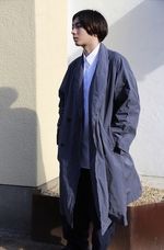 Graphpaper Garment Dyed Shop Coatスタイル 2