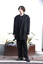 YOKE WOOL FLANNEL 11XL JACKET COAT"BLACK"スタイル 4