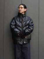 WACKO MARIA(ワコマリア) LEATHER DOWN JACKET -A- 着用 2