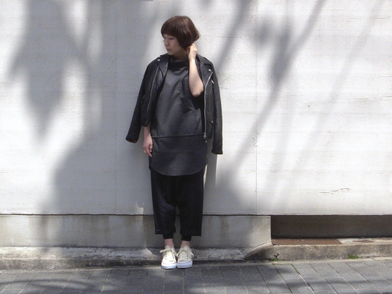 Recommend Style | WEYEP Mock Neck Stripe Shirt 1