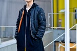 廣原 隼人さん - アルファ インダストリーズ(ALPHA INDUSTRIES)、コム デ ギャルソン(COMME des GARÇONS)｜原宿ストリートスナップ3