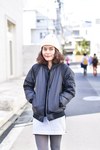 飯島 春菜さん - ザ・ノース・フェイス(THE NORTH FACE)、ラグ ＆ ボーン(rag & bone)｜原宿ストリートスナップ2