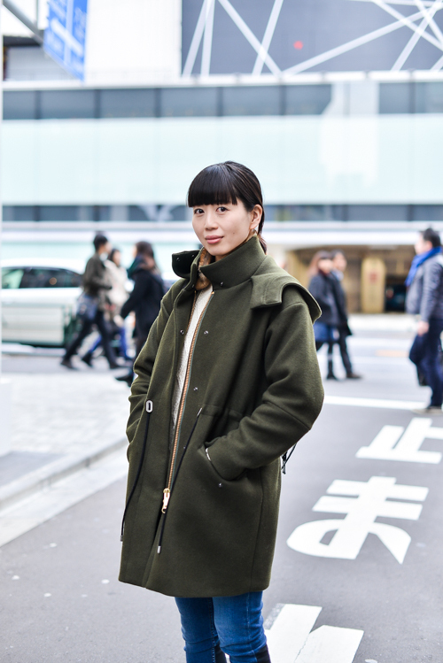 佐々木 杏さん - ヴィンカトーキョー(VINCA TOKYO)、古着(ユーズド)(USED)｜原宿ストリートスナップ - 写真2