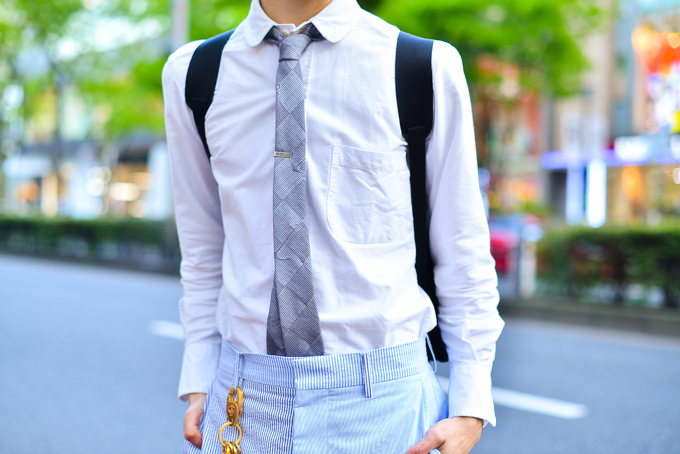 川島 拓海さん - トム ブラウン(THOM BROWNE)、マルニ(MARNI)｜原宿ストリートスナップ - 写真3