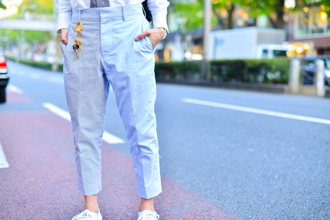 川島 拓海さん - トム ブラウン(THOM BROWNE)、マルニ(MARNI)｜原宿ストリートスナップ - 写真4