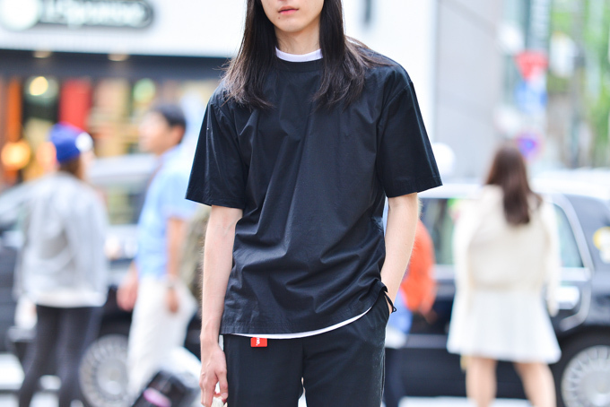 河内 駿さん - アレキサンダー ワン(alexanderwang)、古着(ユーズド)(USED)｜原宿ストリートスナップ - 写真3